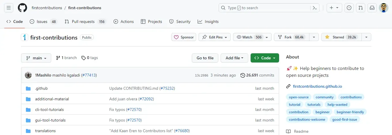 imagem repositório github